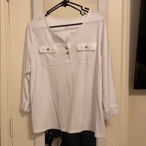 White Allison Daley shirt